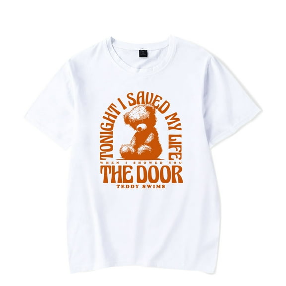 Teddy Swims Merch T-shirt The Door Tee Fashion Men Women t shirt Sweatshirt Summer Casual Short Sleeve T-shirts