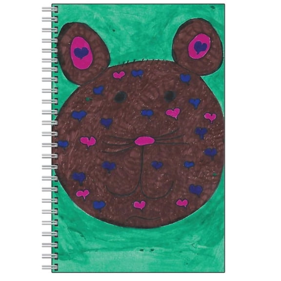Teddy bear inspirational journal