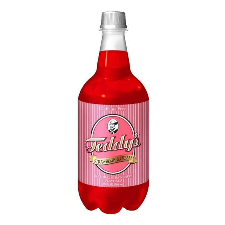 Teddy's 140 Strawberry & Cream Soda Old Fashioned Caffeine Teddy's 140 Strawberry & Cream Soda Old Fashioned Caffeine