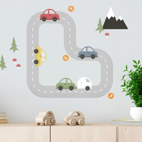 Teddylabels - Cars Decals - Easy-to-Apply & Removable Wall Stickers