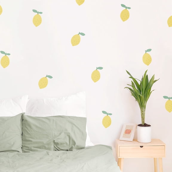 Teddylabels - Lemon Wall Decals - Easy-to-Apply & Removable Wall Stickers