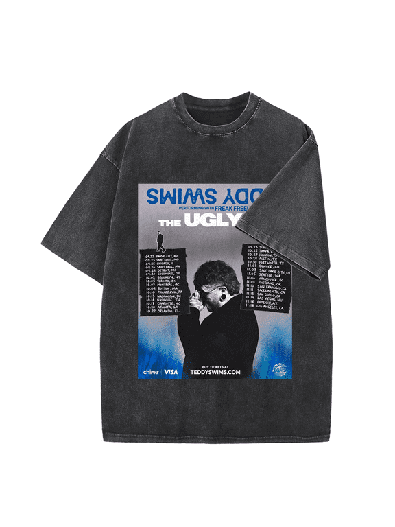 Teddys Shirt 2026 Music Tour Swims The Uglys Merch Graphic Tshirts For Fans