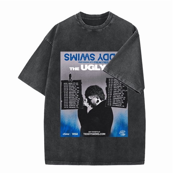 Teddys Shirt 2026 Music Tour Swims The Uglys Merch Graphic Tshirts For Fans