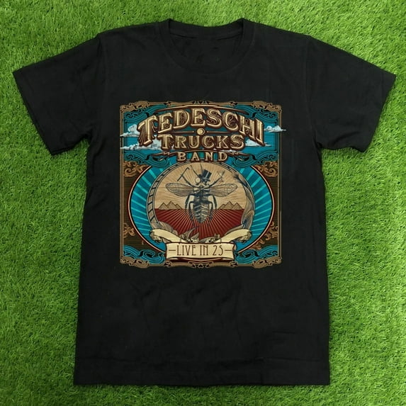 Tedeschi Trucks Band Tour 2025 Black Cotton T shirt Full Size S-5XL