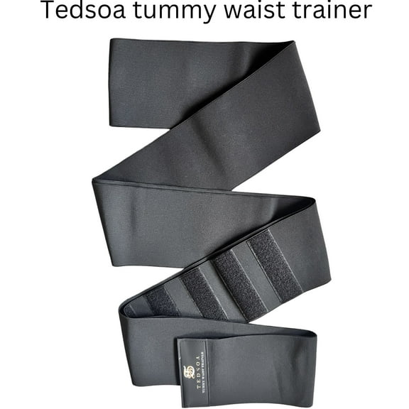 Tedsoa tummy wrap waist trainer very soft, comfortable on skin, made with love and it works very well. One size fits all. Quality made not quantity