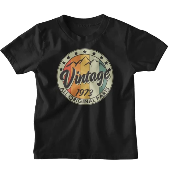 Tee 50Th Birthday T-Shirt Vintage Mountain 1973 2023 Men'S 50 Years Gift Unisex S-5XL Hot Trending Shirt, Vintage Birthday Gift