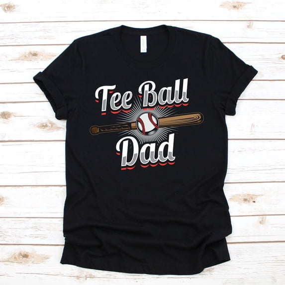 Tee Ball Dad Baseball Father Sport Coach Graphic Novelty T Shirt,for unisex up to size 5XL
