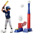 Tee Ball Set for Kids 35, Baseball Tee For Toddlers Includes 10 Balls