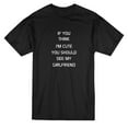 thumbnail image 1 of Tee Bangers Mens Graphic Tee - If You Think I'm Cute Quote - Regular Fit 100% Cotton, 1 of 2