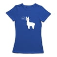 thumbnail image 1 of Tee Bangers Womens Graphic Tee - Llama Meow Graphic Design - Regular Fit 100% Cotton, 1 of 4