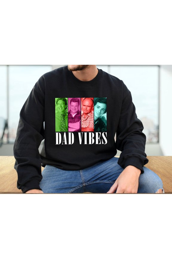 90’S Dad Vibes Vintage Hoodie, Dad Sweatshirt, Dad Life Shirt, Retro Dad Shirt, 90 Sitcom Dads, Father'S Day Gift, Cool Dad Shirt All Size S-5XL, Full size S-5XL