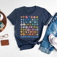 thumbnail image 1 of Tee Clo Autism Acceptance T-Shirt Floral Neurodiversity Support Awareness Tee, Full Size S-5XL, 1 of 5