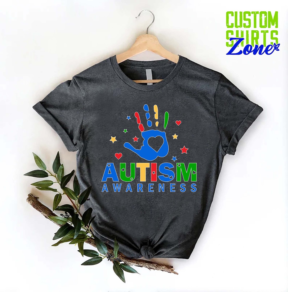 Tee Clo Autism Awareness T-Shirt SPED Teacher Team Support Special Education Tee, Full Size S-5XL