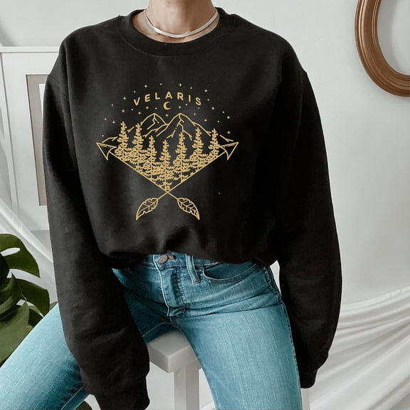 Tee Clo Celestial Court Sweatshirt Fantasy Dream Reading Cozy Apparel, Full size S-5XL