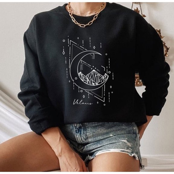 Tee Clo Celestial Court Sweatshirt Fantasy Reading Inspired Cozy, Full size S-5XL
