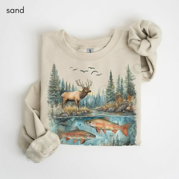 Tee Clo Fairy In A Flower Sweatshirt Mystical Fairycore Retro Cozy Outfit, Full size S-5XL