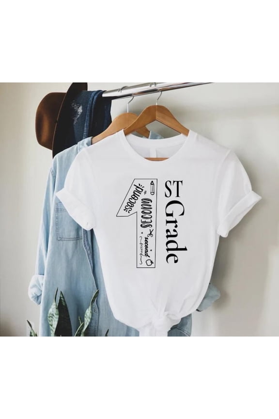 First Grade Shirt , 1St Grade Grad Gift, First Grade Teacher Shirt, Hello First Grade Shirt,Back To School Tee,First Day Of School Shirt All Size S-5XL, Full Size S-5XL