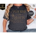 thumbnail image 1 of Tee Clo Flourish Blotts T-Shirt Bookish Reading Wizard Magic Theme Literature Lovers, Full Size S-5XL, 1 of 5