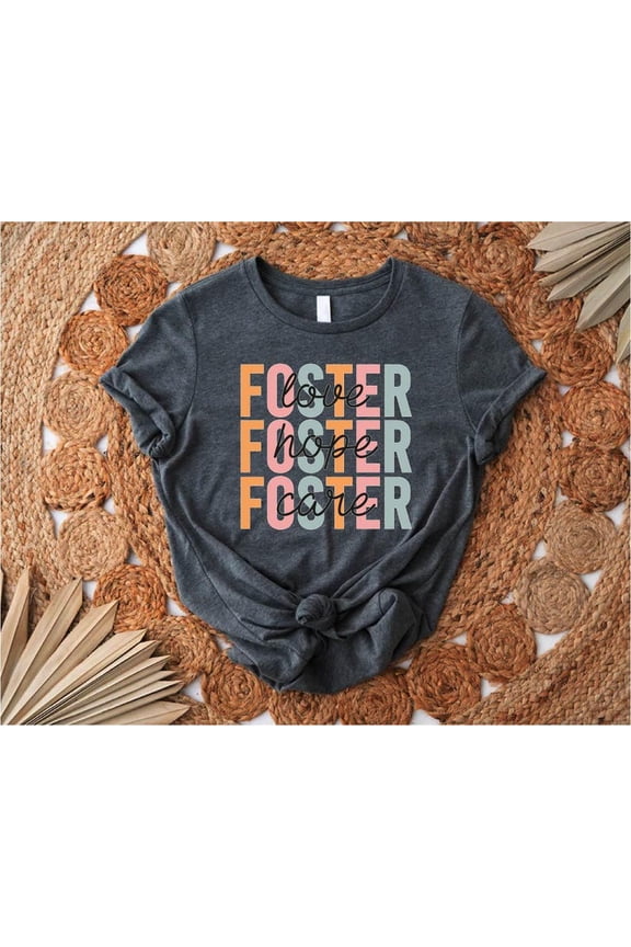 Foster Lightning Shirt, Leopard Hope Shirt, Foster Care Shirt, Foster Gift, Leopard Shirt, Birthday Gift, Cheetah Shirt, Foster Love Shirt All Size S-5XL, Full Size S-5XL
