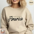 thumbnail image 1 of Tee Clo God Bless America Sweatshirt Patriotic Family 4th Of July Retro Outfit, Full size S-5XL, 1 of 5