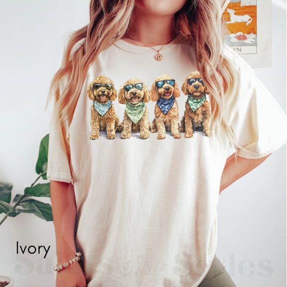 Tee Clo Goldendoodle T-Shirt Doodle Mom Dad T-Shirt Pet Parent Dog Lover Gift Tee, Full Size S-5XL