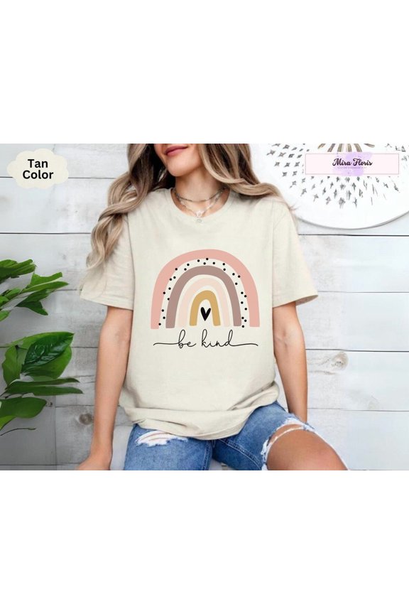 Be Kind Rainbow Shirt, Be Kind Shirt, Be Kind Tee, Rainbow Shirt, Language Shirt, Kindness Shirt, Rainbow Shirt, Cute Rainbow Shirt, Teacher All Size S-5XL, Full Size S-5XL