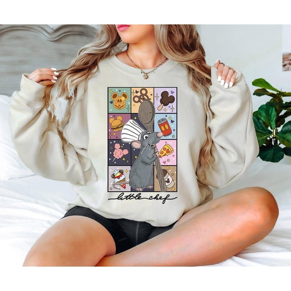 Tee Clo Little Chef Sweatshirt Retro Cooking Adventure Cozy Kitchen Outfit, Full size S-5XL