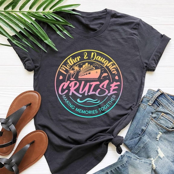 Tee Clo Mother Daughter Cruising Shirts, Mother Daughter Trip 2025 Shirt, Mom Daughter Cruise Shirt All Size S-5XL, Full Size S-5XL