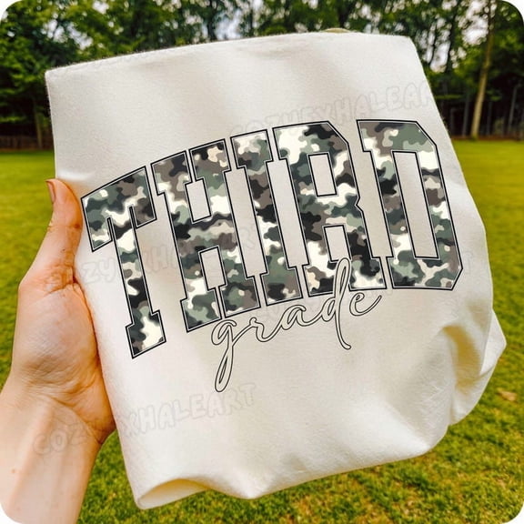 Tee Clo Retro Camo Back To School Bundle: Boys' Sublimation Designs All Size S-5XL, Full size S-5XL