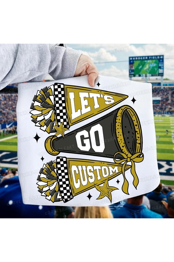 School Spirit Mascot Flag : Cheer Design For Game Day Sublimation All Size S-5XL, Full size S-5XL