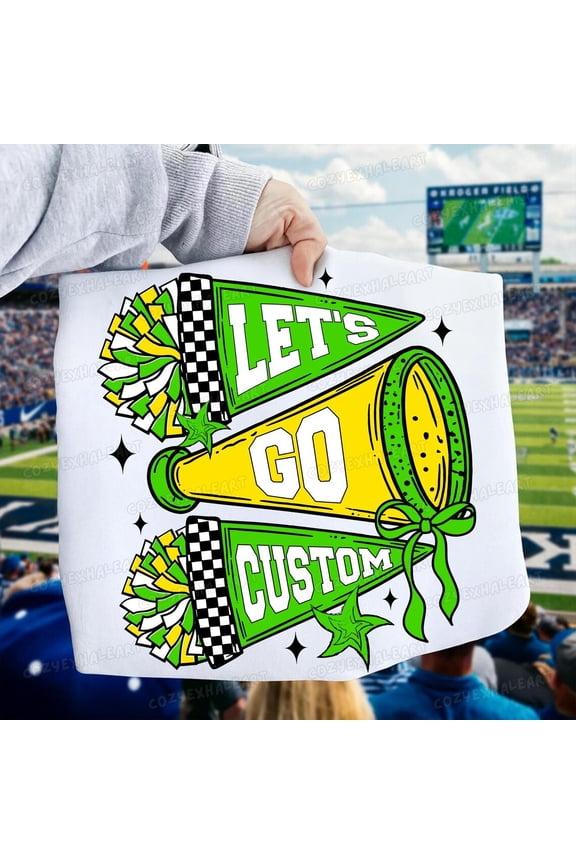 School Spirit Mascot Flag : Cheer Design For Game Day Sublimation All Size S-5XL, Full size S-5XL