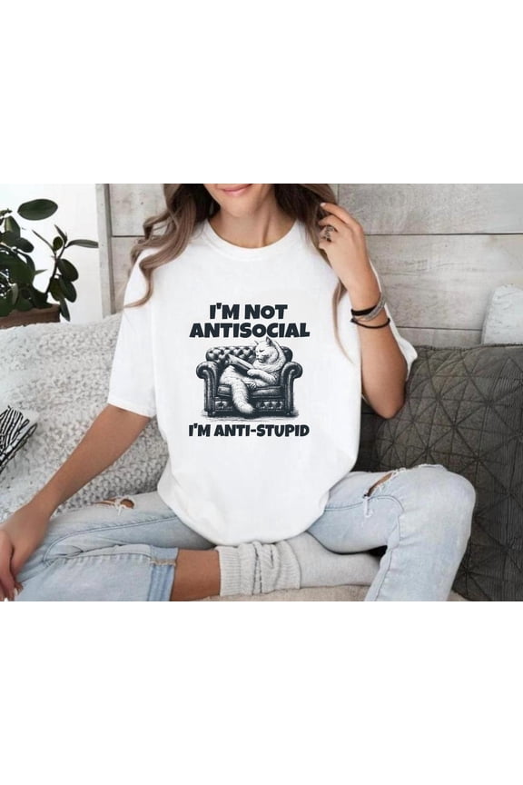 Selectively Social Shirt, Introvert Tee All Size S-5XL, Full Size S-5XL