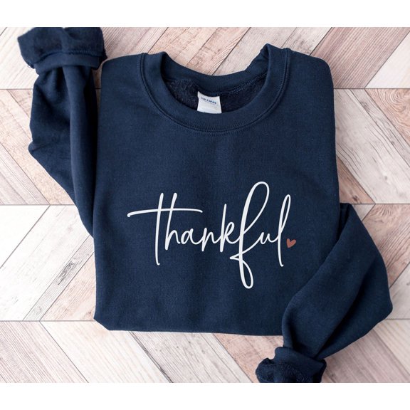 Tee Clo Thankful Sweatshirt Autumn Family Gathering Retro Cozy Outfit, Full size S-5XL