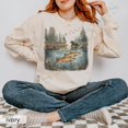 thumbnail image 1 of Tee Clo Trout Sweatshirt Vintage 90s Fishing Wildlife Retro Cozy Outfit, Full size S-5XL, 1 of 5