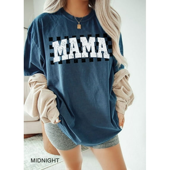 Tee Clo Vintage Mama T-Shirt Strong Woman Graphic T-Shirt Mothers Day Gift Tee, Full Size S-5XL