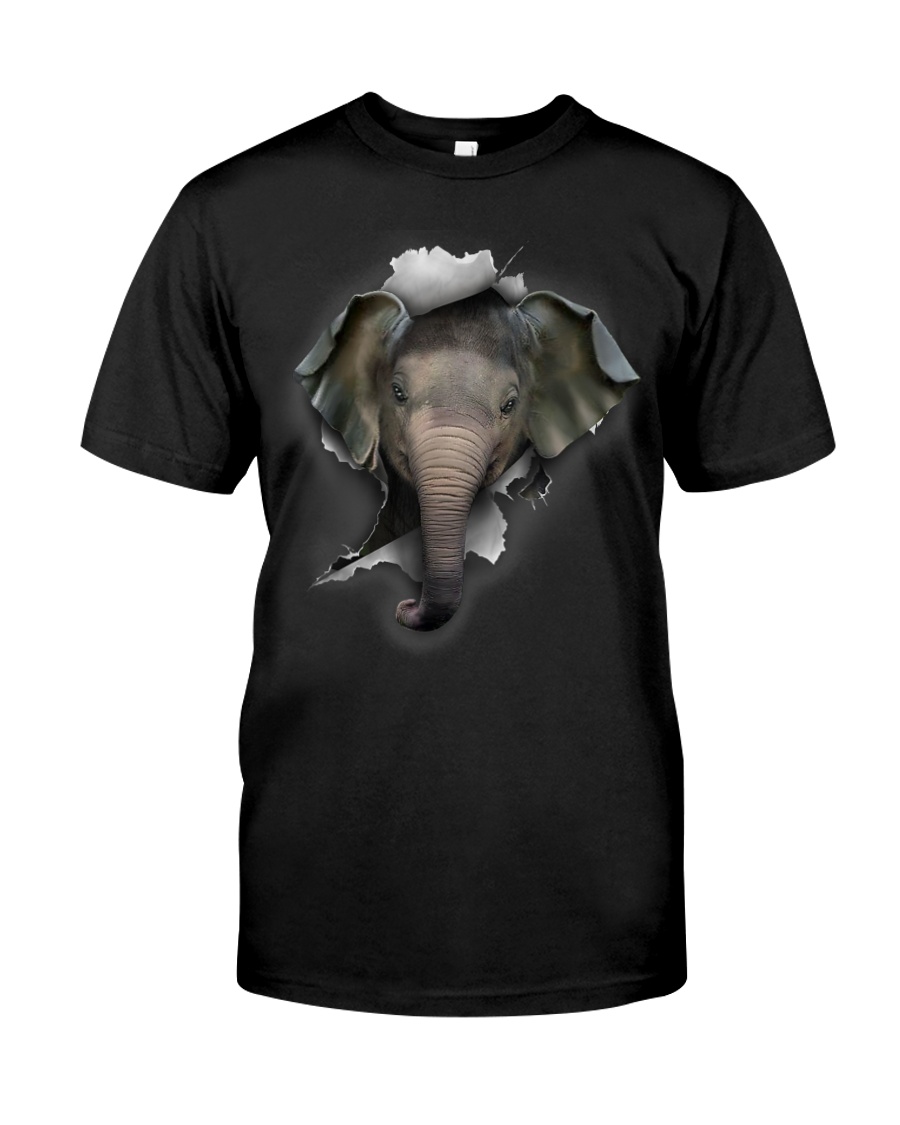 Tee Cute Elephant, Baby Elephant Lover, Classic TShirt for Men and