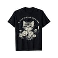 thumbnail image 1 of Tee [Funny Cat T-Shirt] Soft Cotton Funny Cat Graphic T-Shirt - 'Rage Consumes Me' Sarcastic Kitten & Flower Design, 1 of 7
