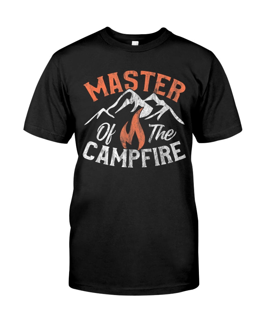 Tee Funny Outdoor Camping Gifts Men Women Master Of Campfire Classic T