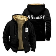 Tee Grizzley Robbery 6 Zip Hooded Sweatshirt New Album Zipper Jacket Winter Coat