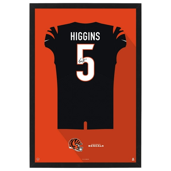 Tee Higgins Cincinnati Bengals Home Jersey Framed Art Print