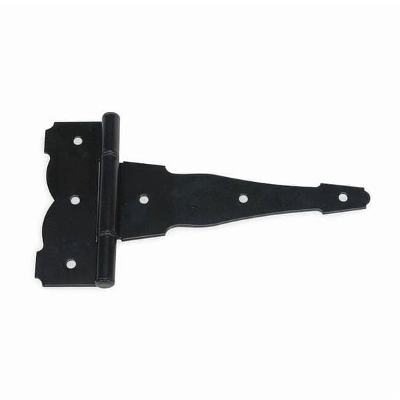 Tee Hinge, Steel, 1 9/32 in Leaf W x 5 1/2 in Leaf H, Black Enamel 1WBH7