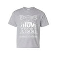 thumbnail image 1 of Tee Hunt A House is Not a Home Without a Dog Youth T-Shirt Pet Paw Labrador Kids Tee, Gray, Small, 1 of 5
