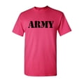thumbnail image 1 of Tee Hunt ARMY T-Shirt Military Veteran POW MIA Patriotic Veteran's Day Mens Shirt, Hot Pink, Medium, 1 of 5
