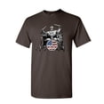 thumbnail image 1 of Tee Hunt Abraham Lincoln Rock & Roll Star T-Shirt Lincoln Memorial Peace Mens Shirt, Brown, 4X-Large, 1 of 5
