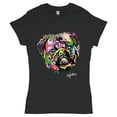 thumbnail image 1 of Tee Hunt Adorable Pug T-Shirt Andy Maxx Dog Women's T-Shirt Tee, Black, 3X-Large, 1 of 5