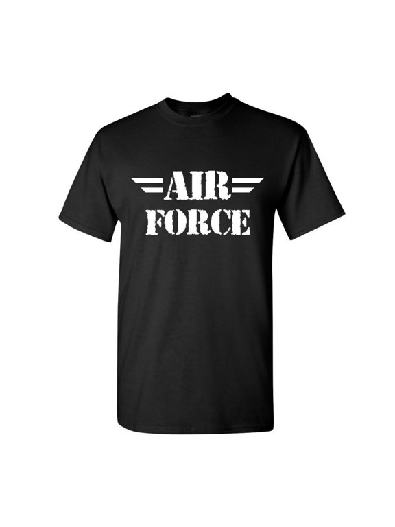 Air Force T-Shirt Military Veteran POW MIA Air Force Mom Mens Shirt, Black, 4X-Large