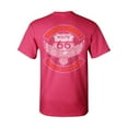 thumbnail image 1 of Tee Hunt America's Highway T-Shirt Born to Ride Route 66 Biker MC Chopper, Hot Pink, Medium, 1 of 5