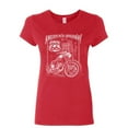 thumbnail image 1 of Tee Hunt America's Highway Women's T-Shirt Route 66 MC Motorcycle Chopper Bobber Shirt, Red, Large, 1 of 5