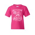 thumbnail image 1 of Tee Hunt America's Highway Youth T-Shirt Route 66 MC Motorcycle Chopper Bobber Kids Tee, Pink, X-Large, 1 of 5