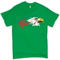 thumbnail image 1 of Tee Hunt American Bald Eagle T-Shirt 4th of July Stars and Stripes Men's Novelty Shirt, Green, 3X-Large, 1 of 4